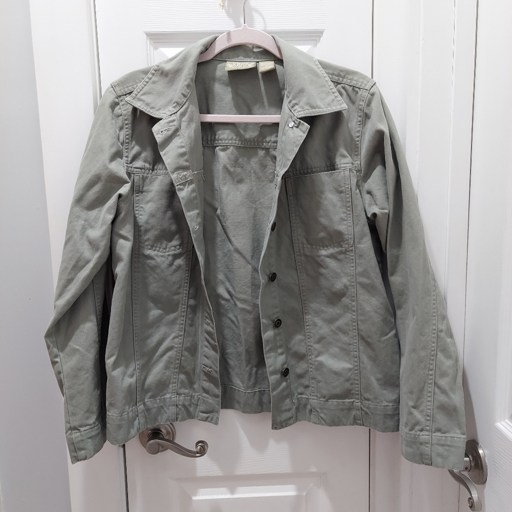 Blassport olive green jacket size medium